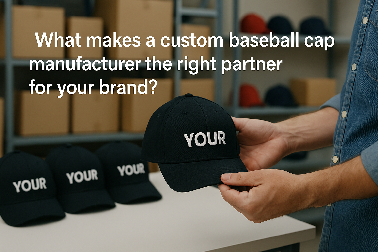 What makes a custom baseball cap manufacturer the right partner for your brand?