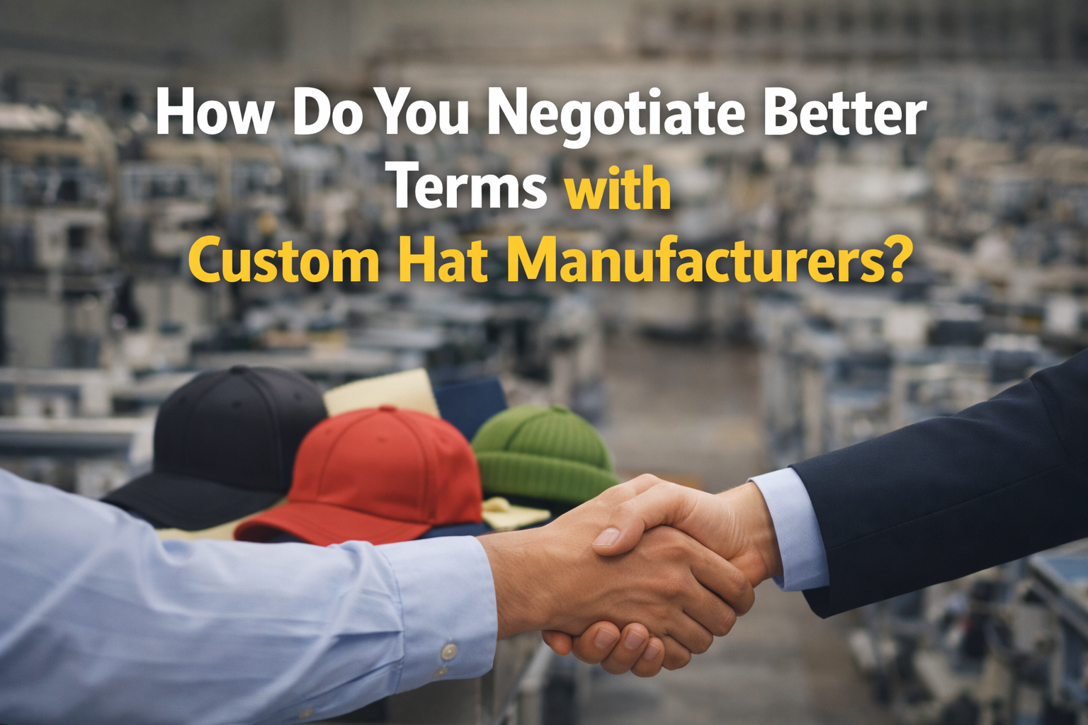 How Do You Negotiate Better Terms with Custom Hat Manufacturers?