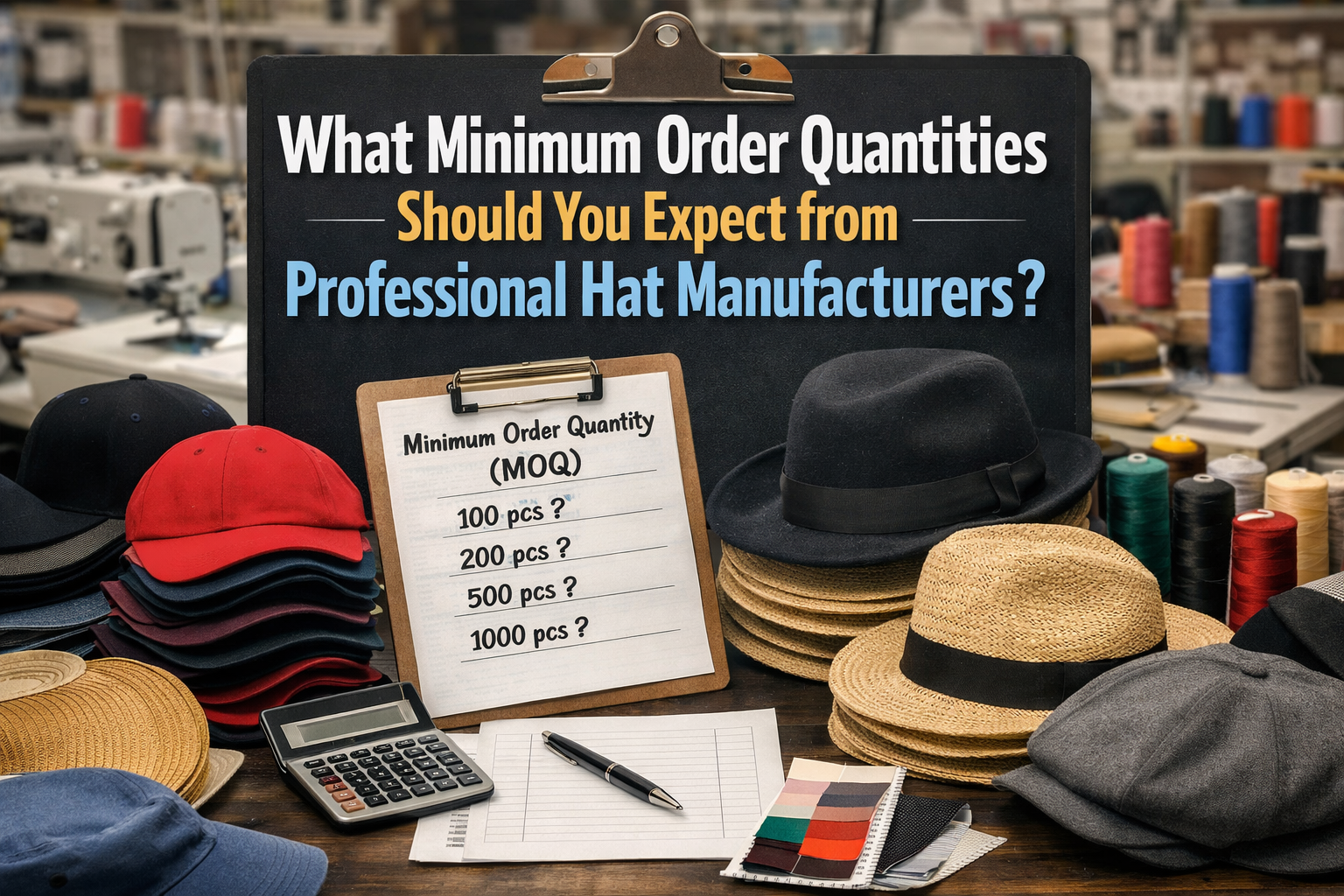 What Minimum Order Quantities Should You Expect from Professional Hat Manufacturers?