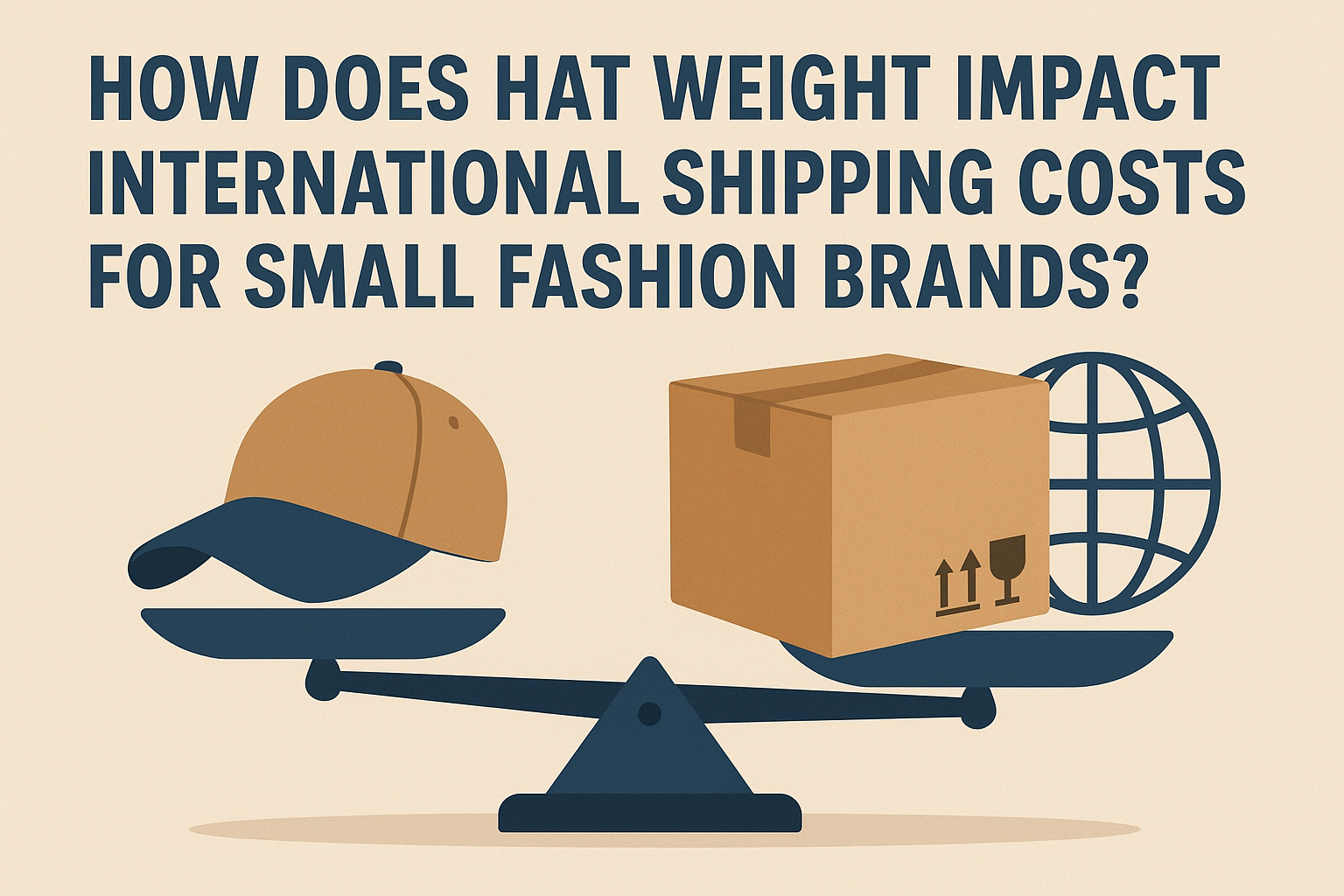 How Does Hat Weight Impact International Shipping Costs for Small Fashion Brands?
