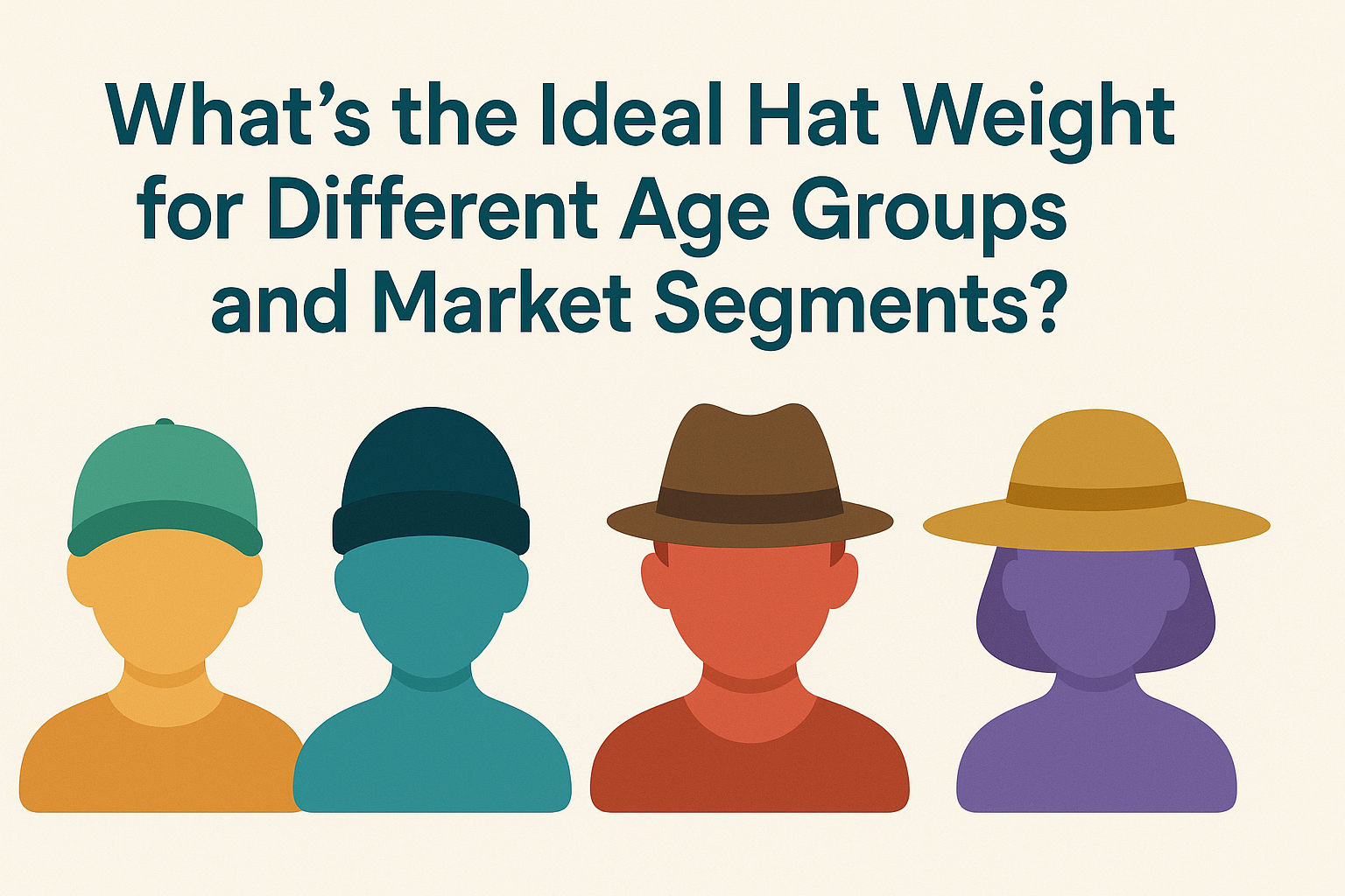 What’s the Ideal Hat Weight for Different Age Groups and Market Segments?