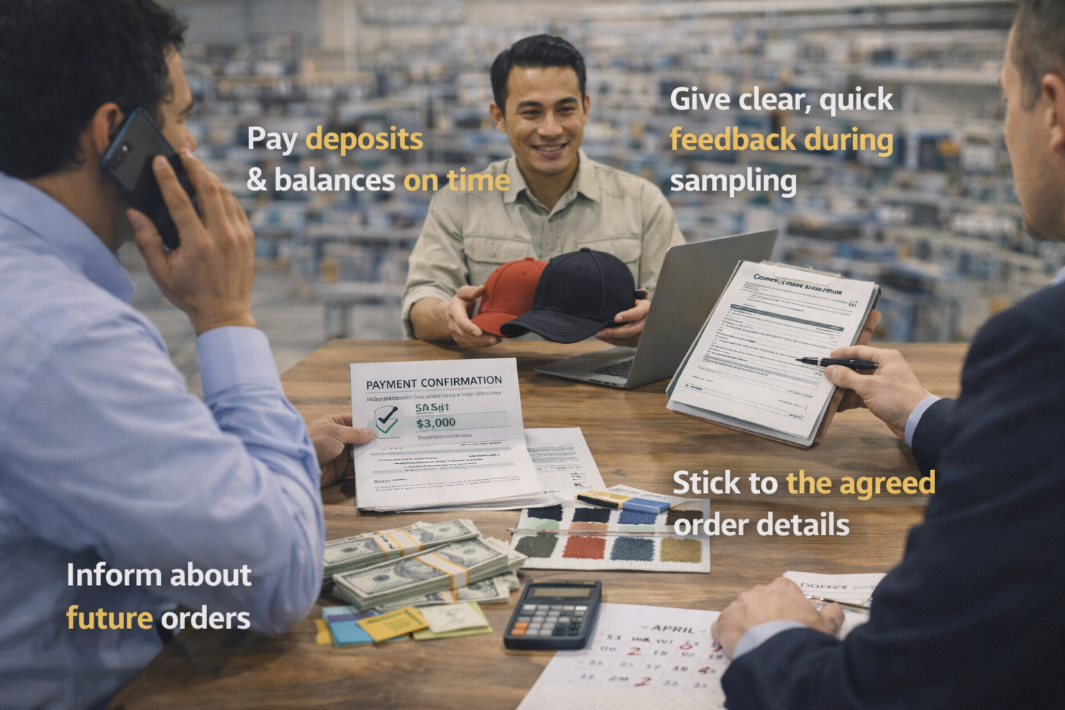 Custom cap payment terms