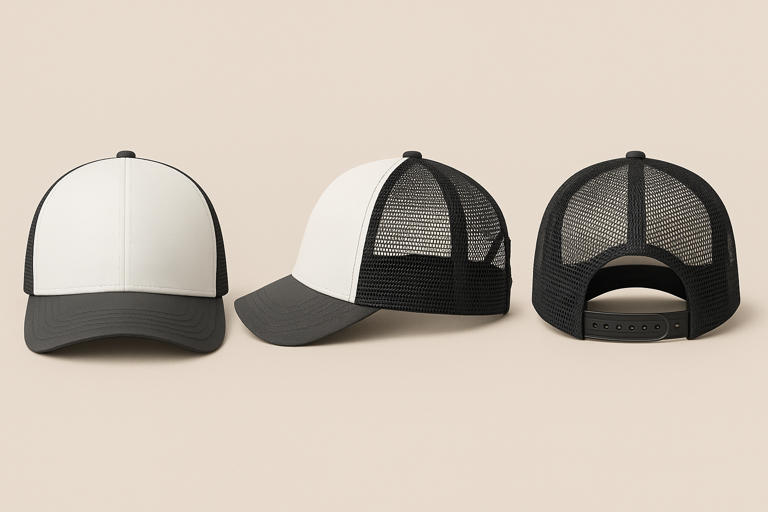 Trucker hat product views