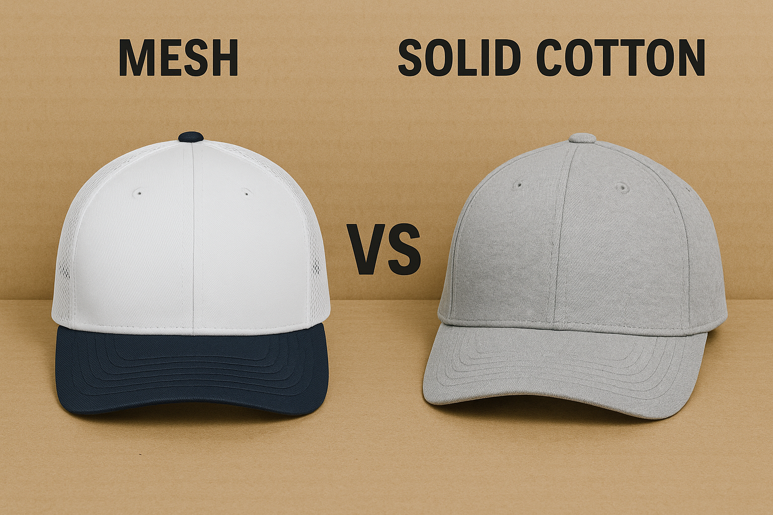 Trucker vs Baseball Cap Comparison
