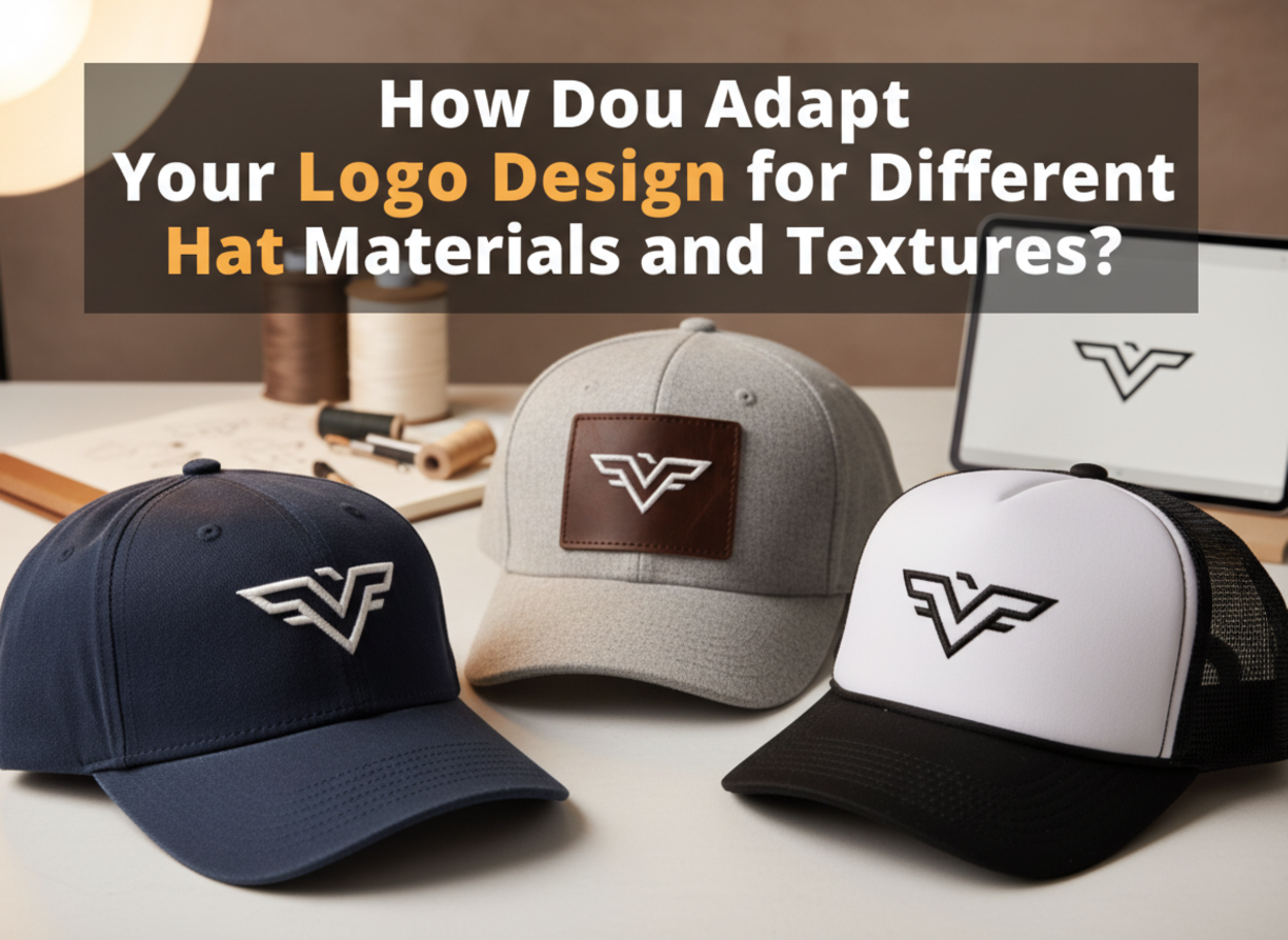 How Do You Adapt Your Logo Design for Different Hat Materials and Textures?