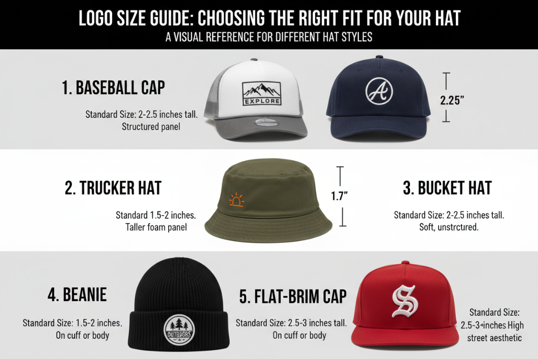 How Do You Choose the Right Logo Size for Different Hat Styles?