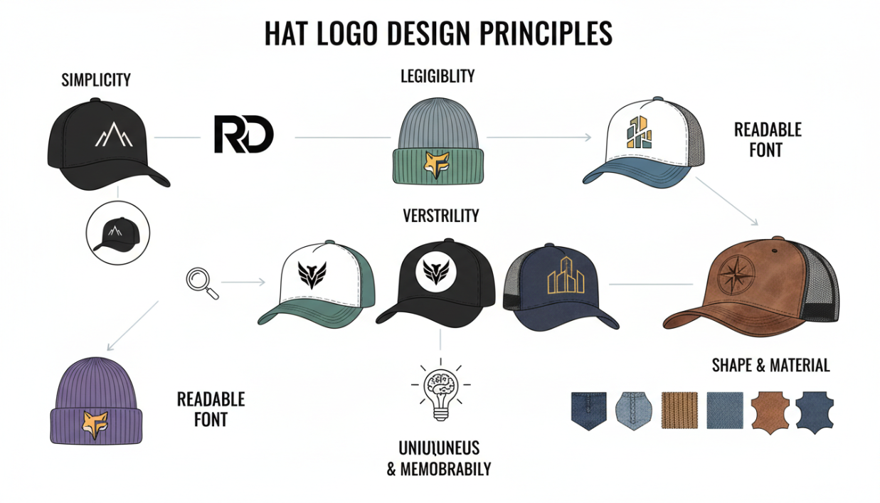 What Are the Key Design Principles for Creating an Effective Hat Logo?
