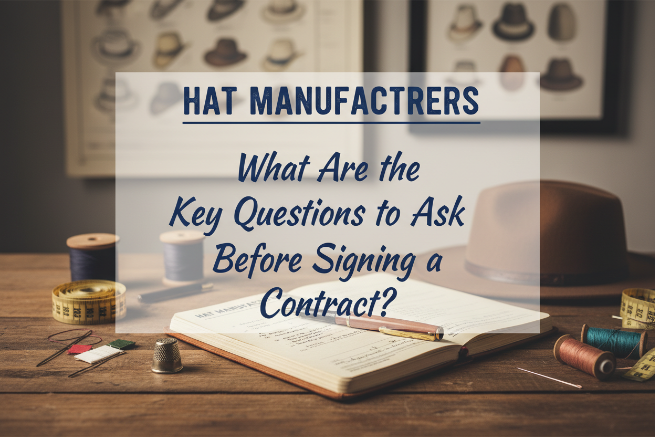 What Are the Key Questions to Ask Potential Hat Manufacturers Before Signing a Contract?