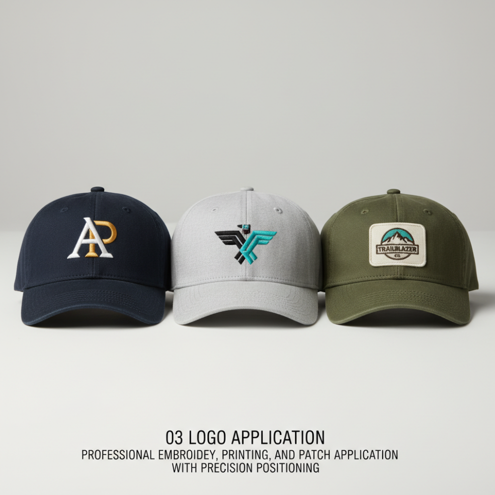 Logo embroidery and printing application