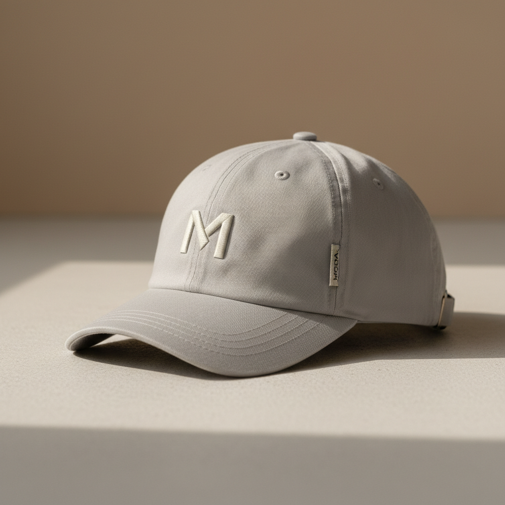 Fashion brand custom baseball cap with clean design