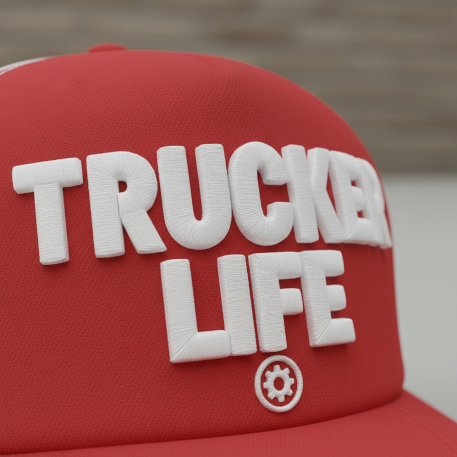 Trucker hat foam front panel structure