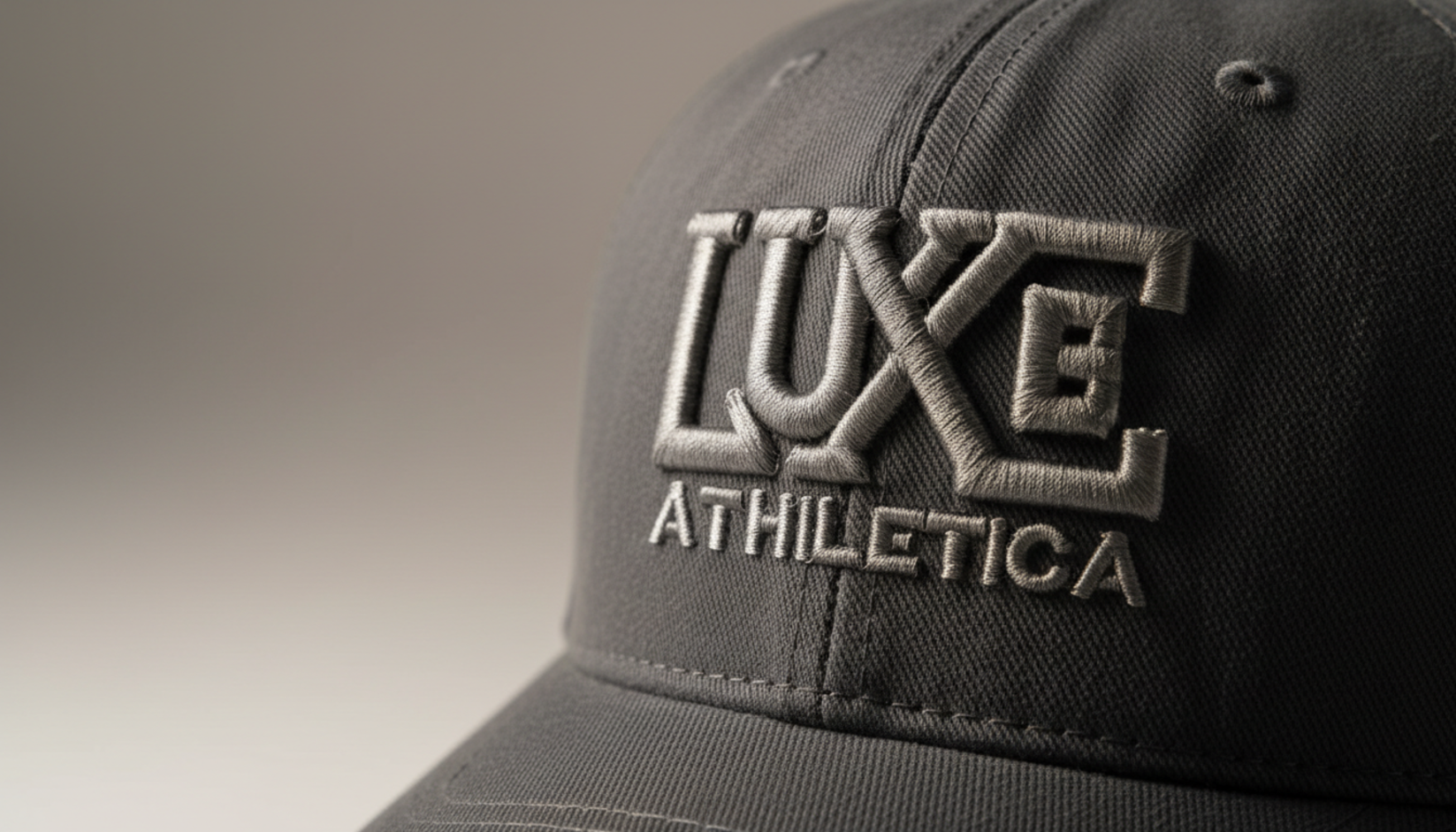 Custom headwear detail background