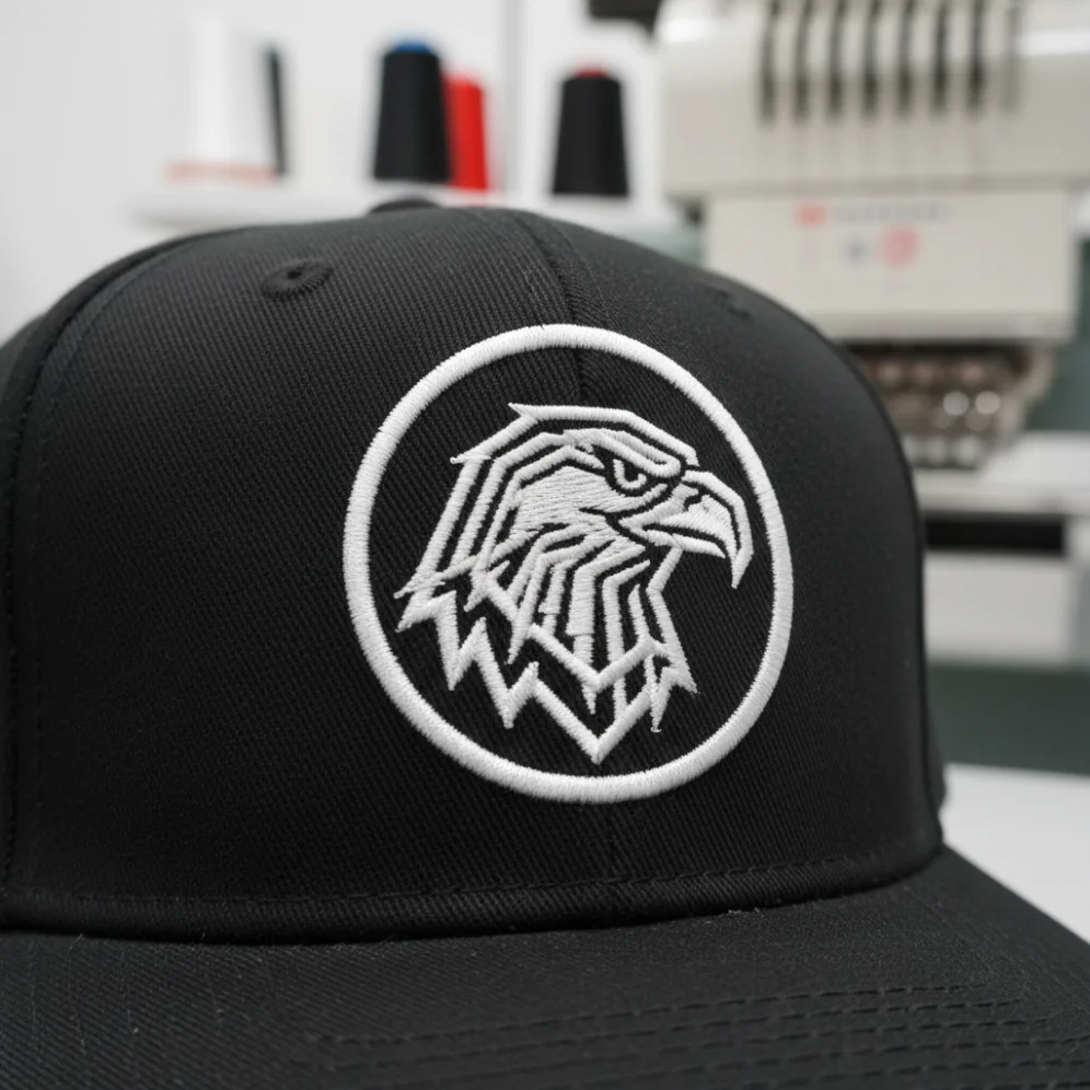 custom trucker hats flat embroidery manufacturer