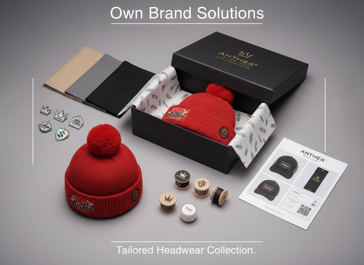 Custom hangtags and packaging for private label snapback hats