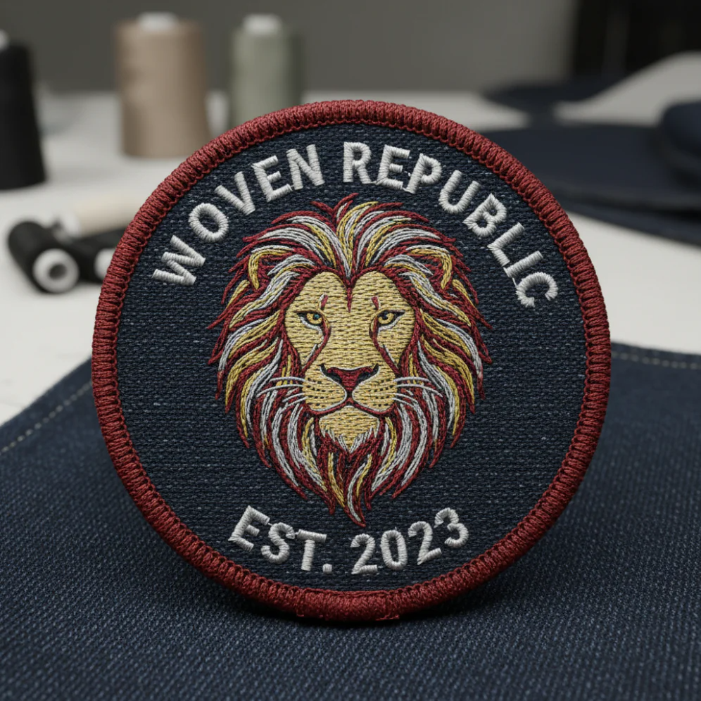 custom trucker hats woven patches manufacturer