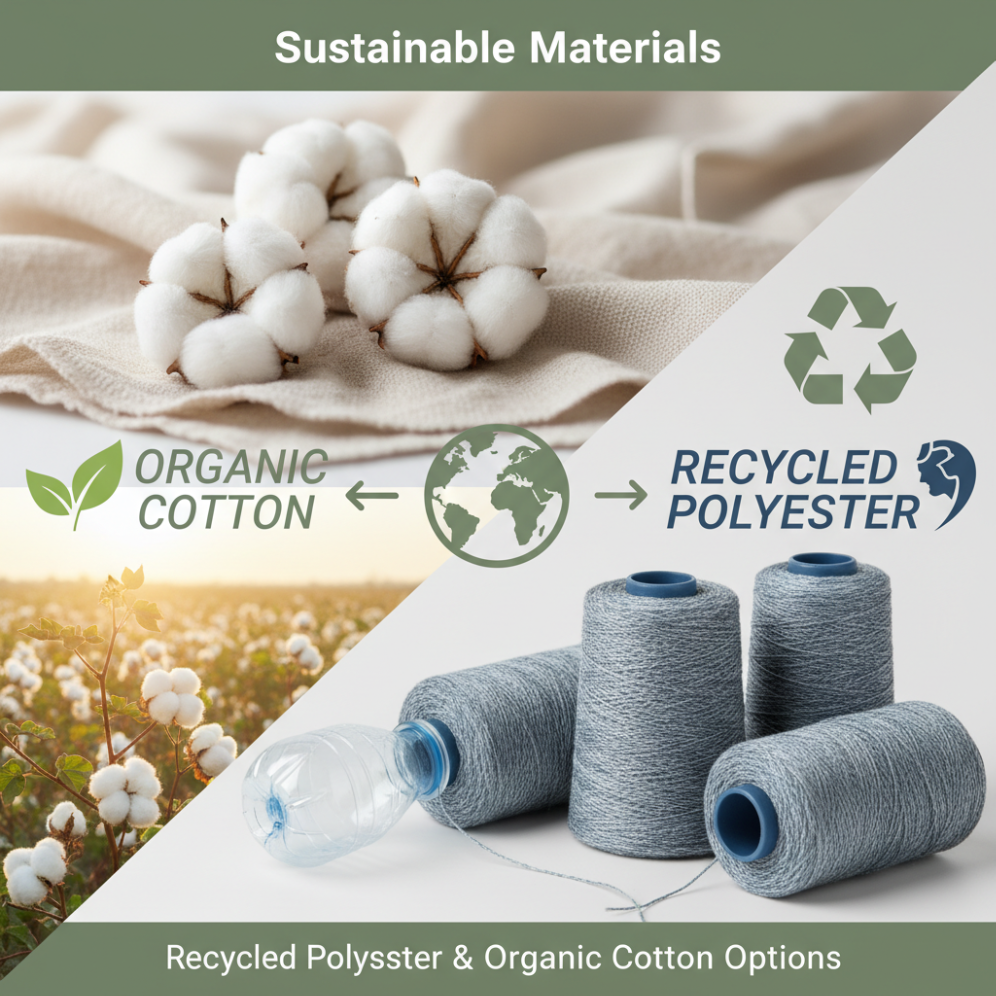 custom trucker hats sustainable eco materials manufacturing