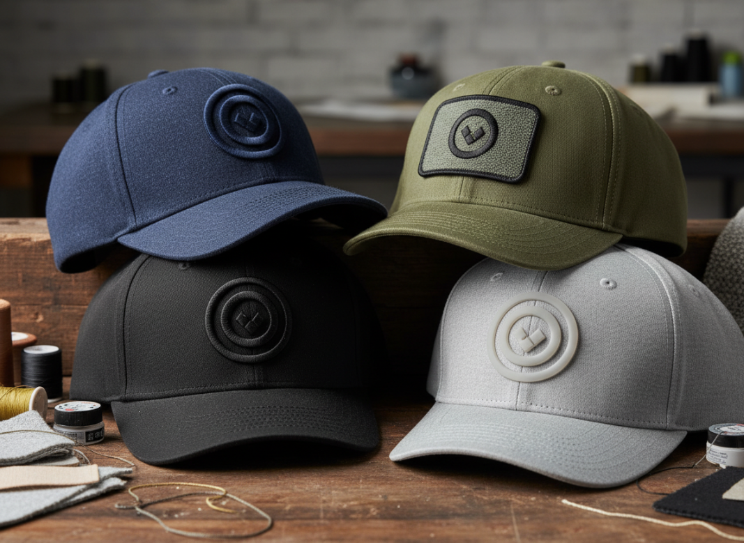 multi-style headwear logo