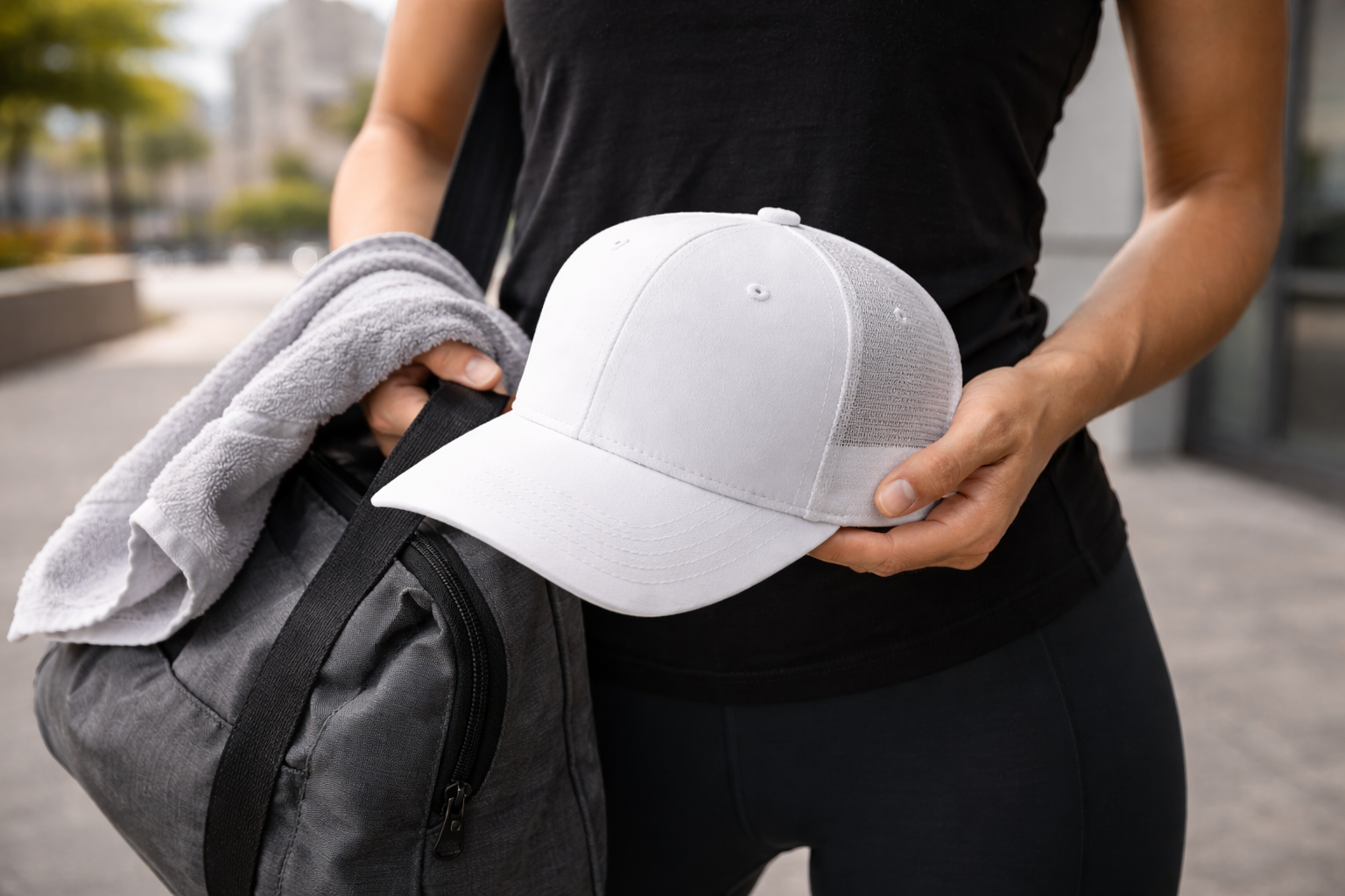 Fitness brand trucker hats