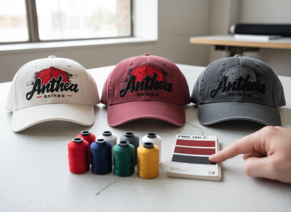 hat logo color limitations