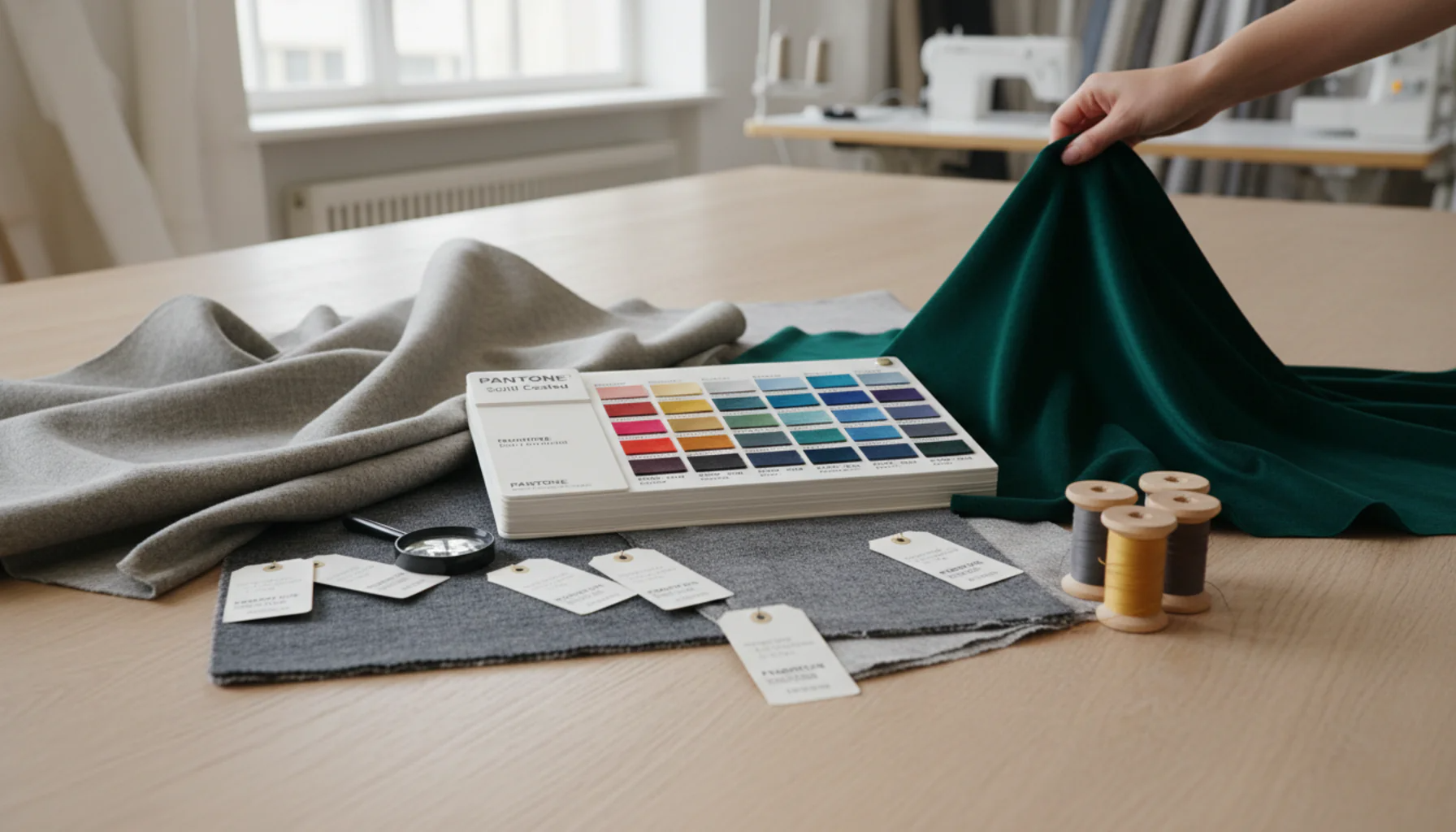 Material selection and color matching process