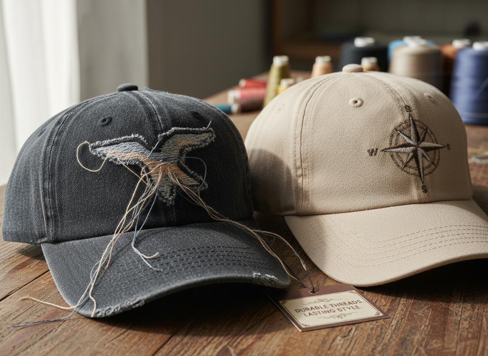 durable hat embroidery