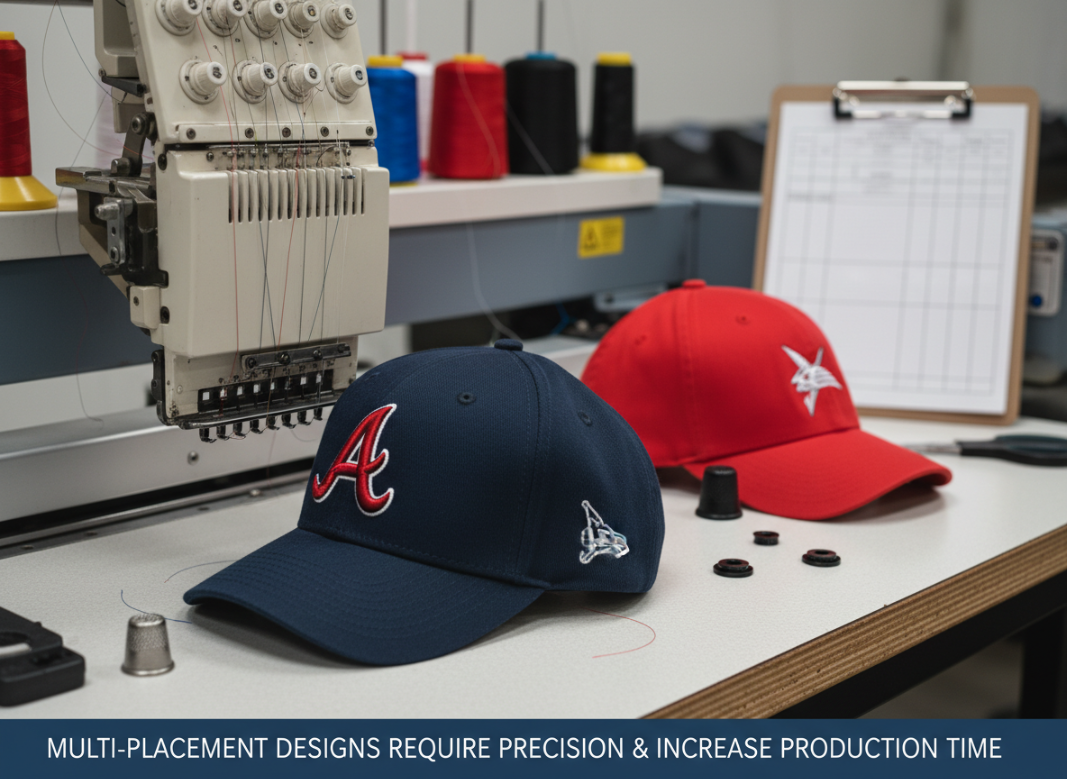 hat embroidery production cost