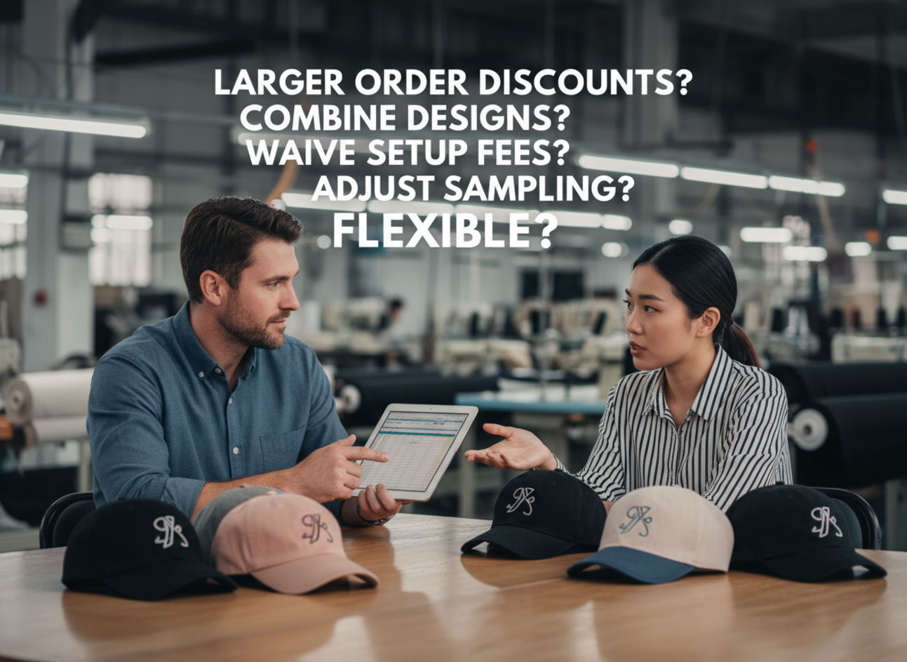 custom cap quote negotiation