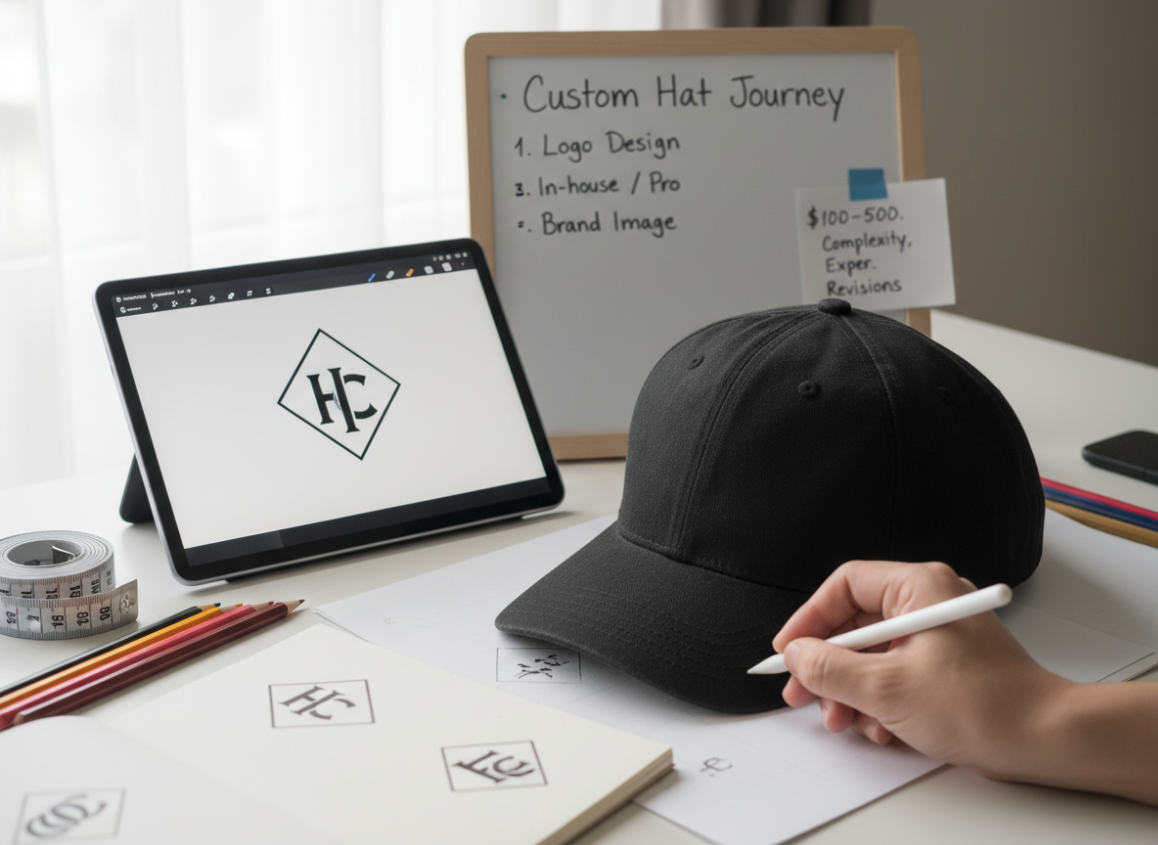 custom hat logo design pricing