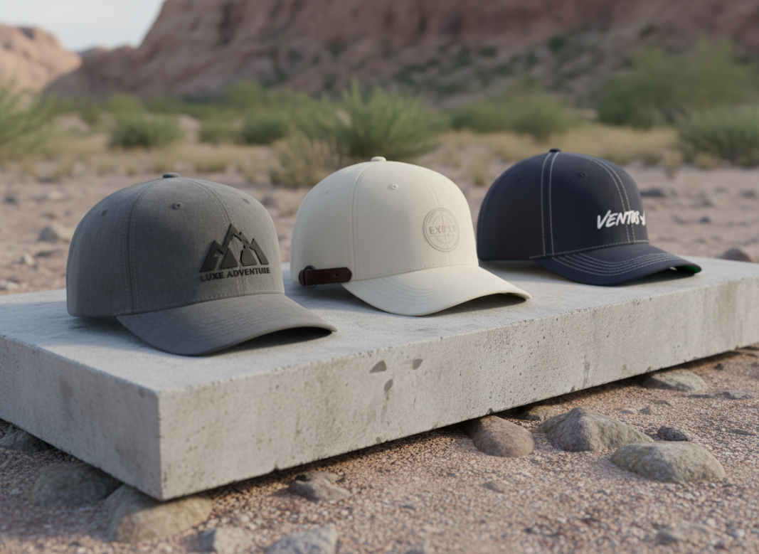 custom cap branding positioning