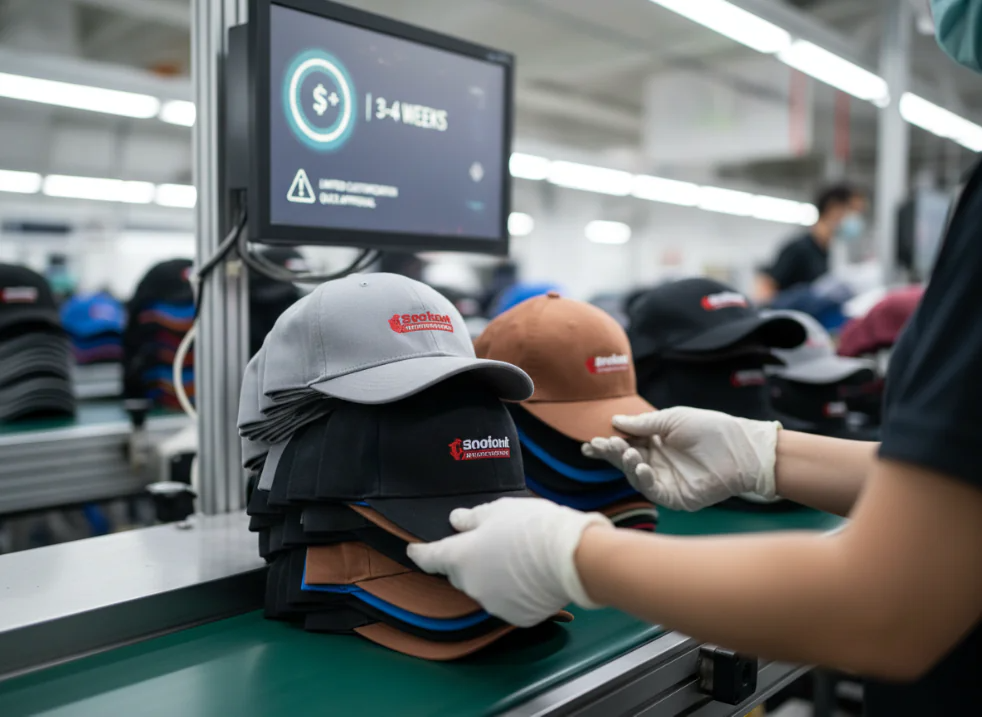 fast turnaround custom hats