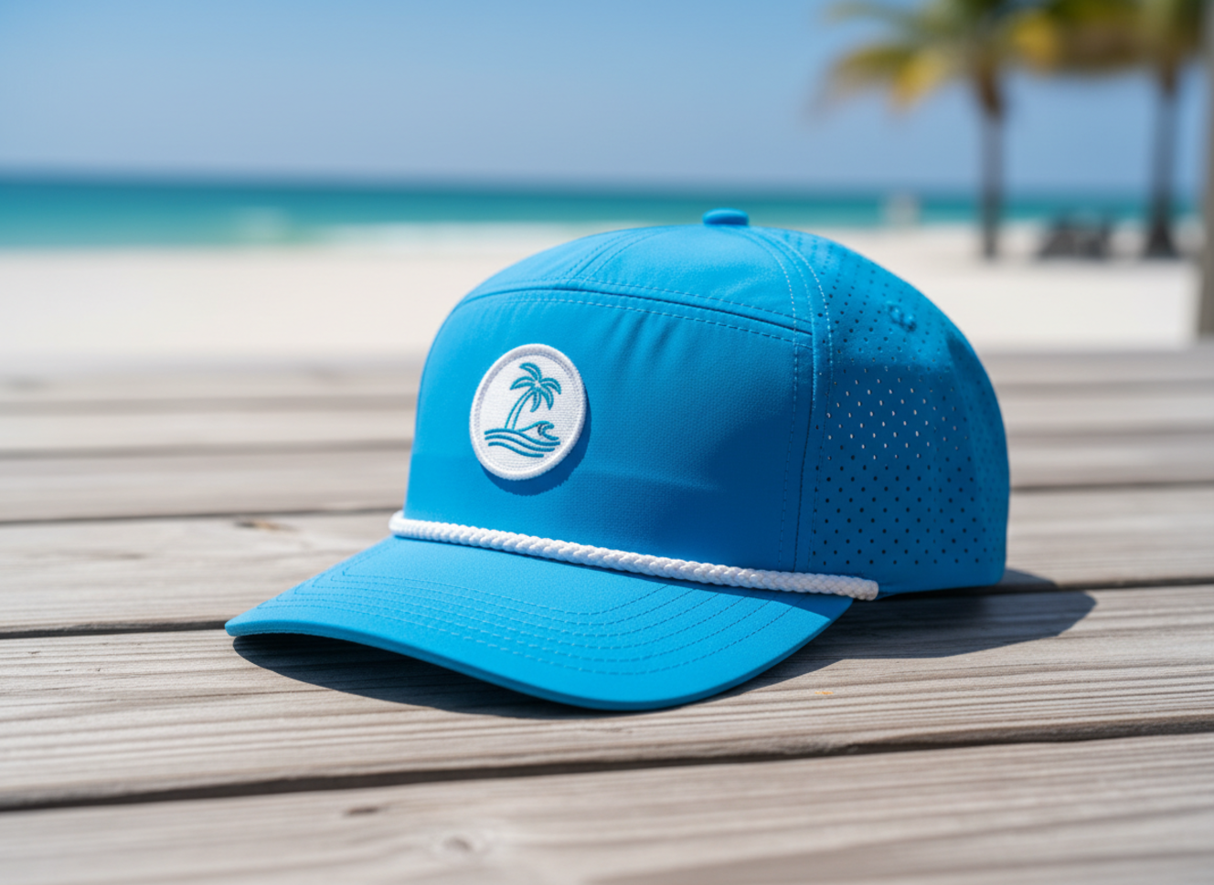 mixed material hat design