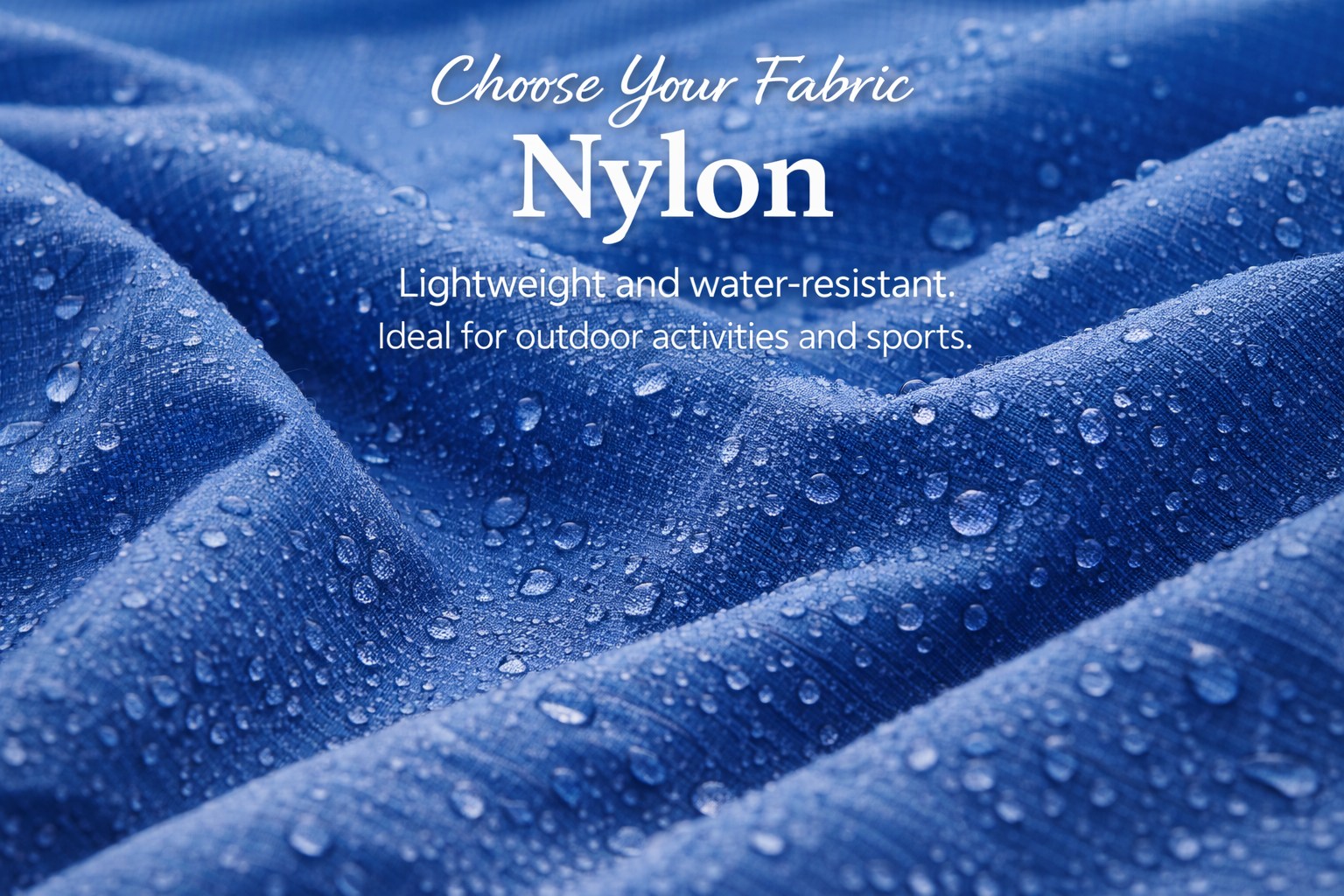 Nylon fabric texture close-up