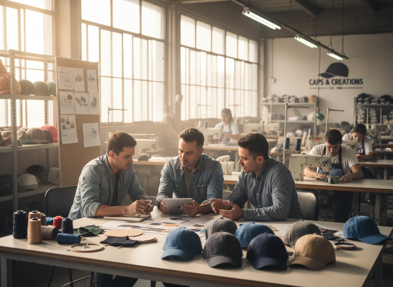 collaborating with hat factory on creative projects