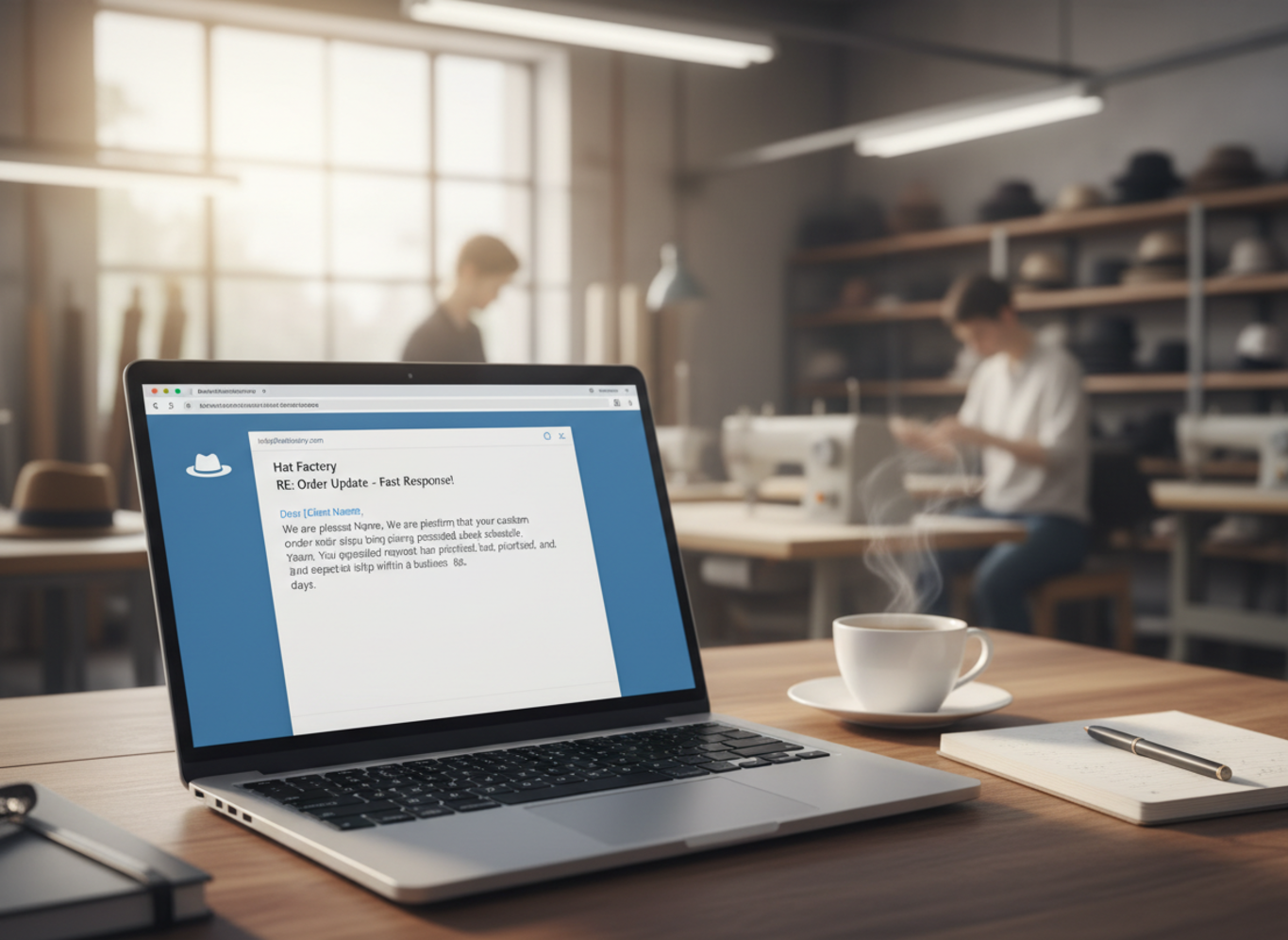 Fast Email Response fast email response from hat factory