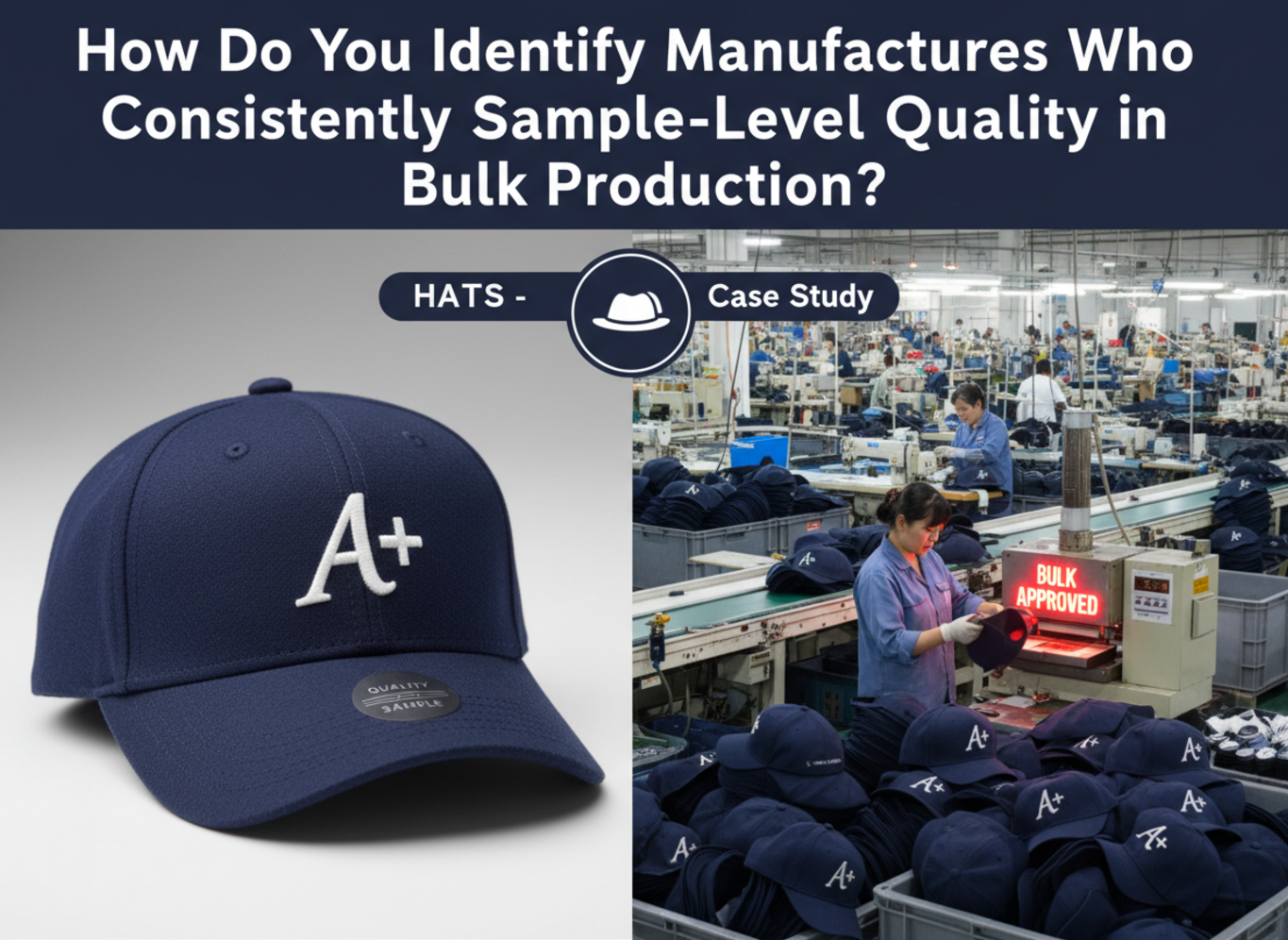 How Do You Identify Manufacturers Who Consistently Deliver Sample-Level Quality in Bulk Production?