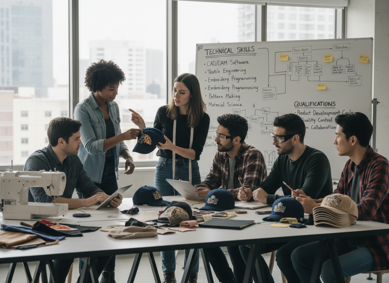 technical qualifications for hat design team