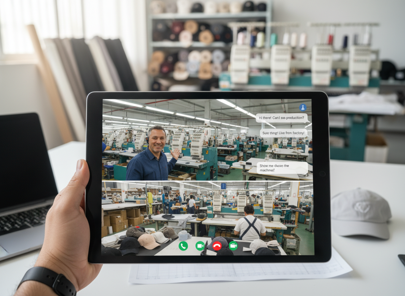 custom headwear factory verification