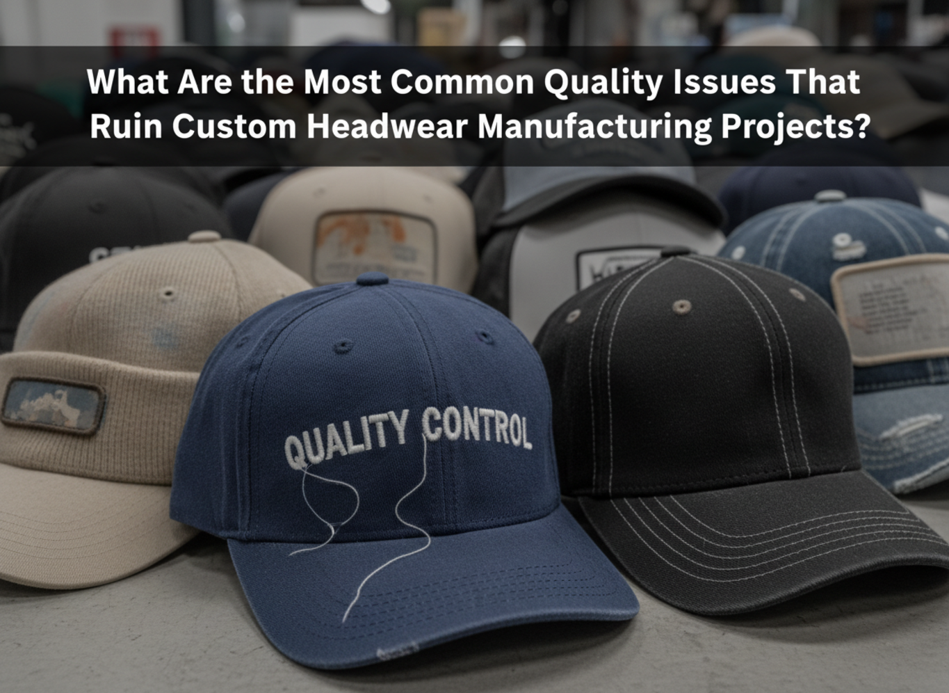 What Are the Most Common Quality Issues That Ruin Custom Headwear Manufacturing Projects?