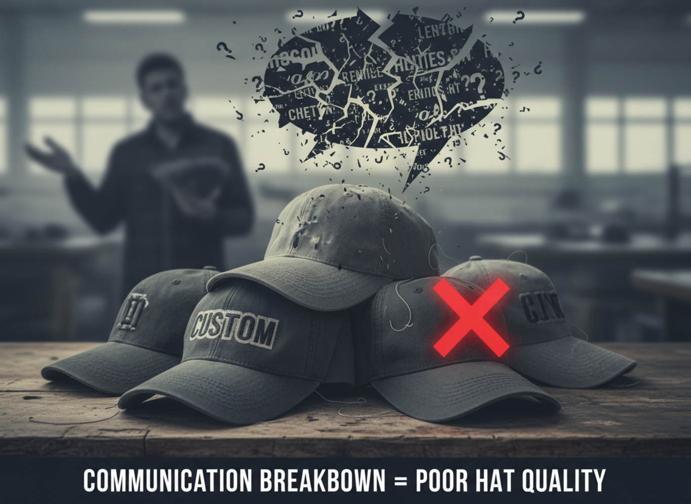 What Communication Warning Signs Signal Poor Quality Control in Custom Hat Manufacturing?