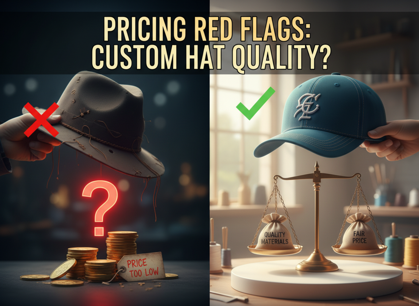 What Pricing Red Flags Should Alert You to Potential Custom Hat Quality Issues?