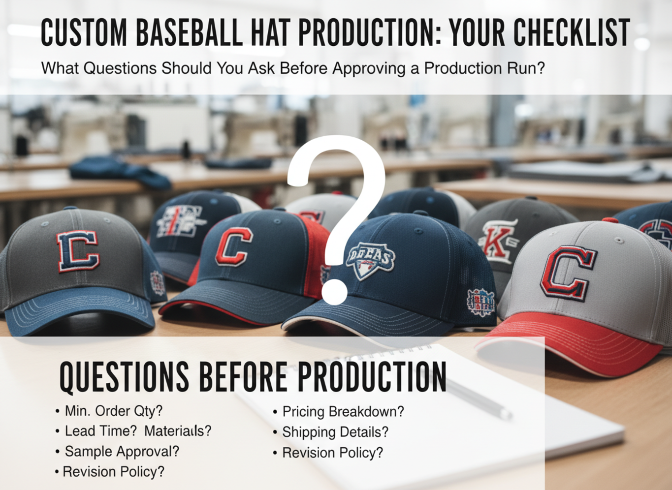 What Questions Should You Ask Before Approving a Custom Hat Production Run?