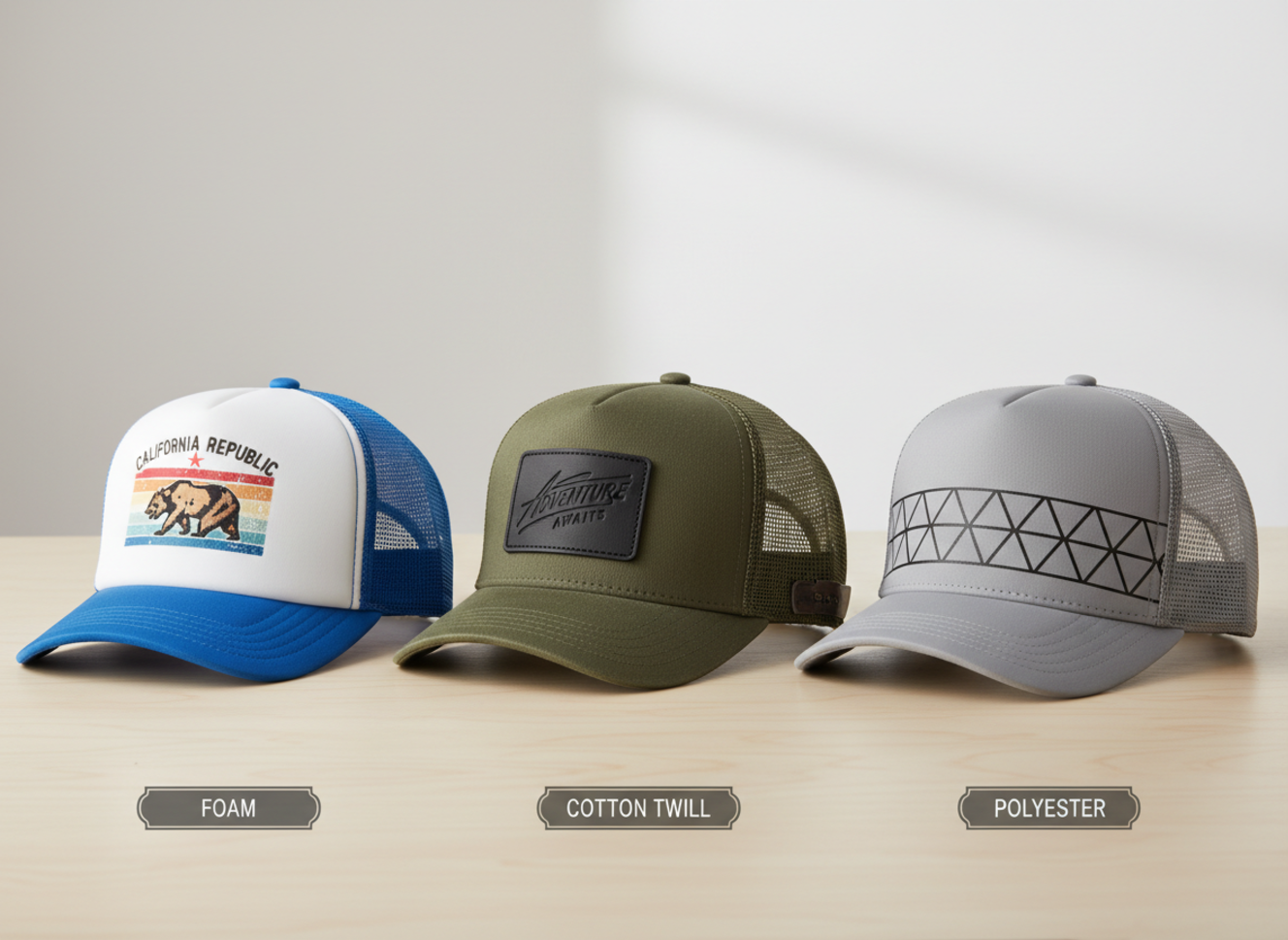 common hat materials comparison