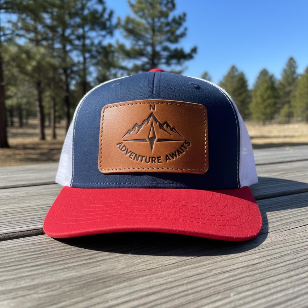 Custom patch trucker hat