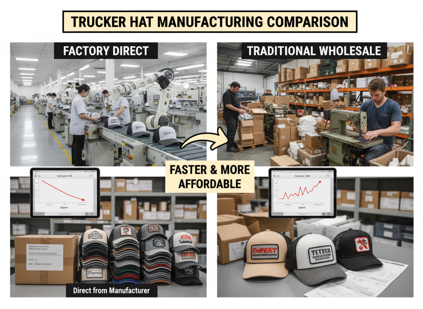 factory direct manufacturing comparison