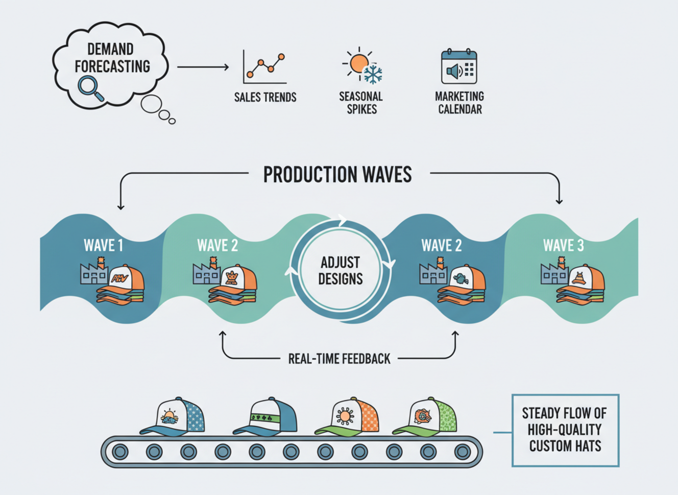 Forecasting demand for hats