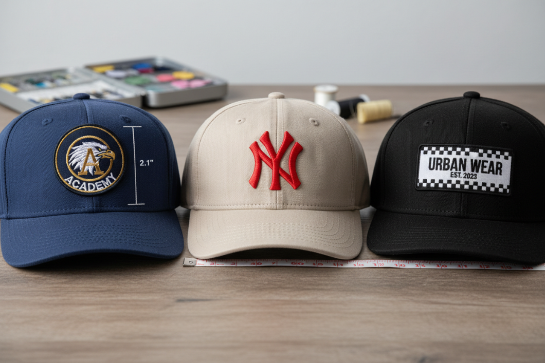 hat logo size chart hat logo size chart