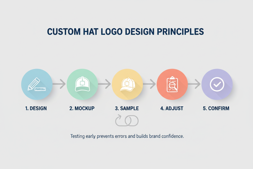 custom hat logo design principles template custom hat logo design principles template