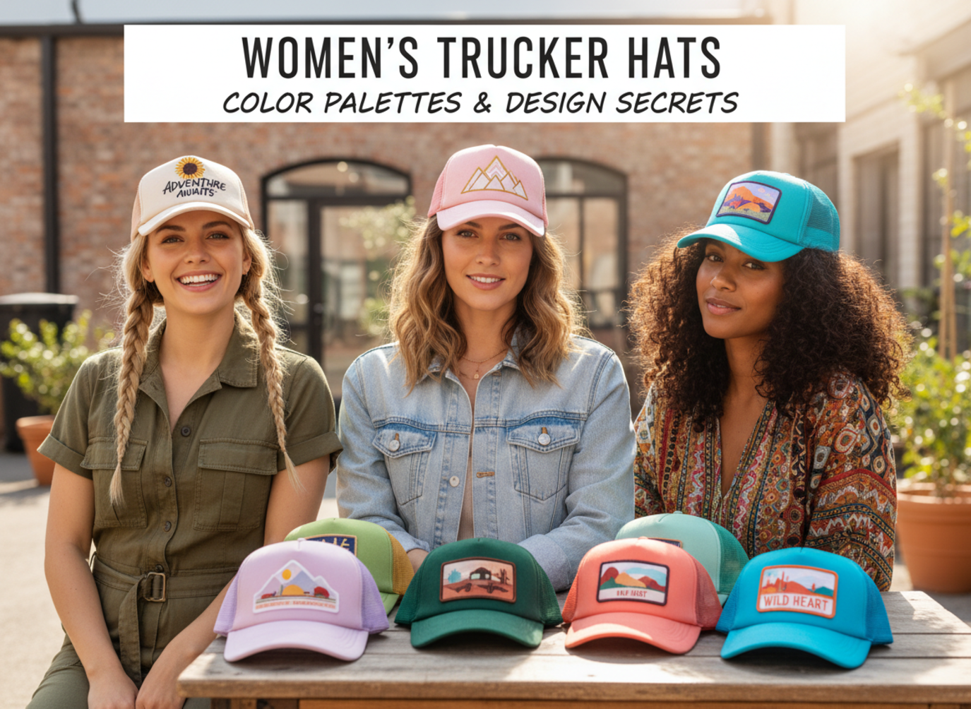 Which Color Palettes and Design Elements Work Best for Women’s Trucker Hat Collections?