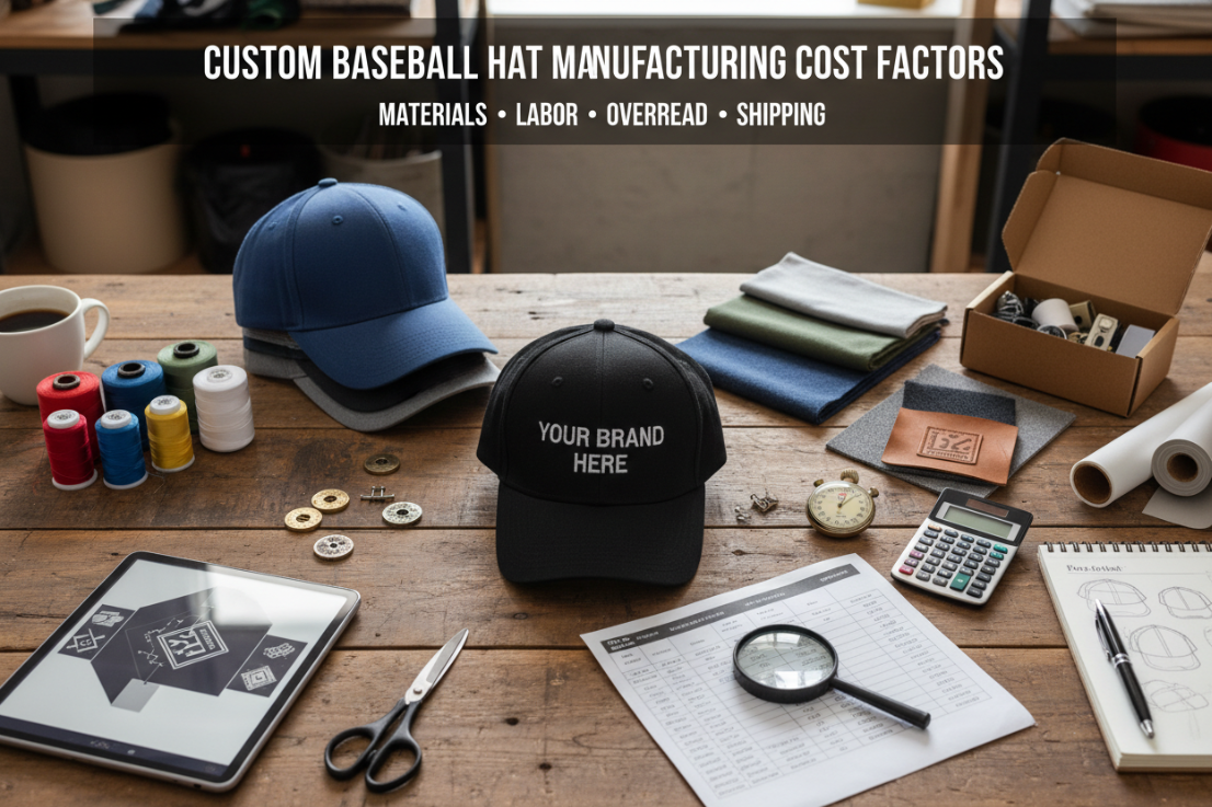 Custom hat manufacturing cost factors
