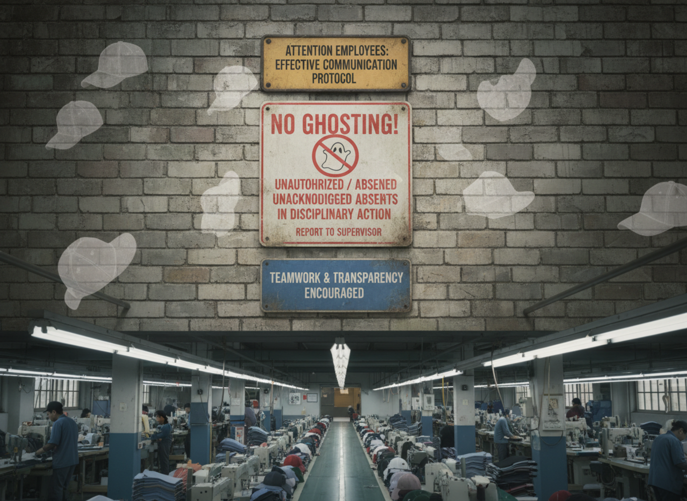 hat factory communication warning signs ghosting